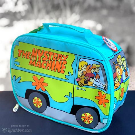 metal scooby doo lunch box with thermos|scooby doo mystery machine lunch box.